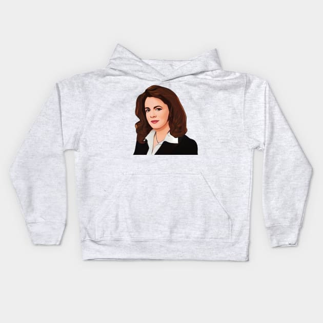 The West Wing Abbey Bartlet Kids Hoodie by baranskini